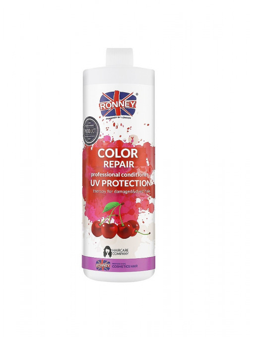 Blasam protector pentru parul deteriorat si vopsit, Color Repair UV, Ronney Professional, 300 ml