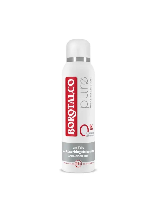 Parfumuri dama, borotalco | Borotalco pure deodorant antiperspirant spray | 1001cosmetice.ro