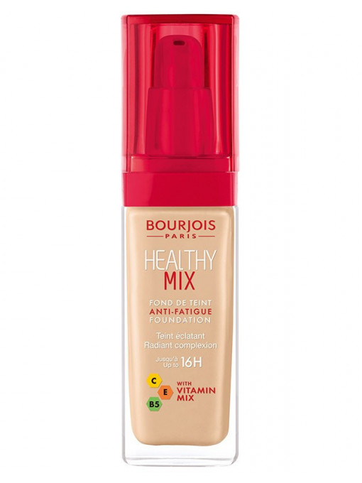 Bourjois healthy mix 16h fond de ten 52 vanilla 1 - 1001cosmetice.ro