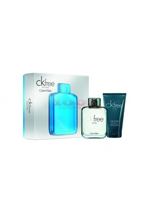 Calvin klein free set edt 100ml+ after shave balsam 150ml 1 - 1001cosmetice.ro