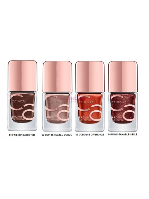 CATRICE BROWN COLLECTION NAIL LACQUER