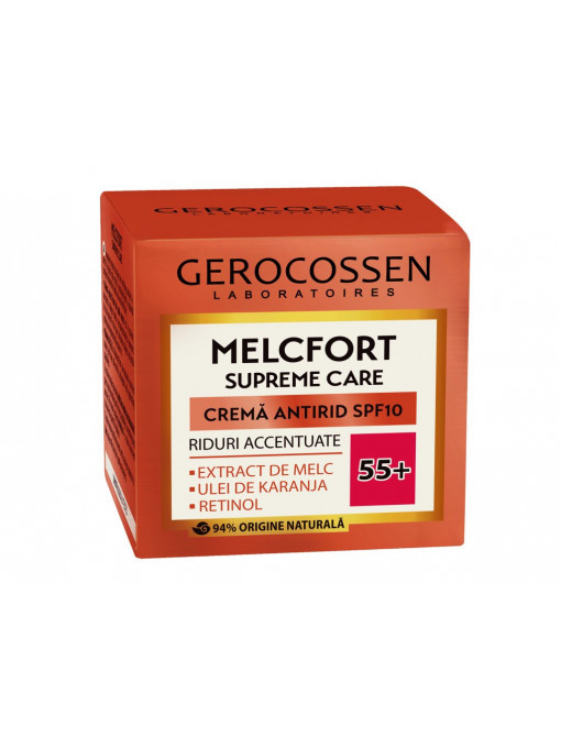 Ten, gerocossen | Crema antirid riduri accentuate 55+ spf10 melcfort supreme care gerocossen, 50 ml | 1001cosmetice.ro