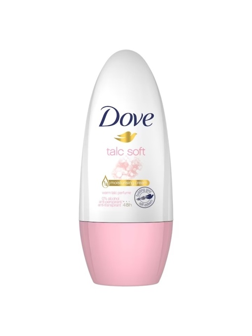 Dove | Deodorant antiperspirant roll on, talc soft peony & amber, dove, 50 ml | 1001cosmetice.ro
