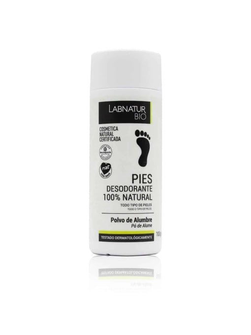 Corp | Deodorant natural pentru picioare cu pudra de alaun labnatur bio, 100 g | 1001cosmetice.ro