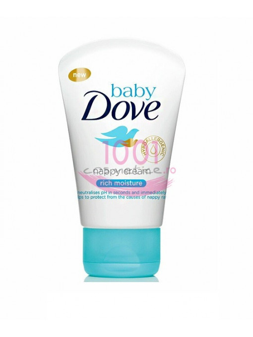 Dove nappy cream rich moisture crema pentru copii 1 - 1001cosmetice.ro