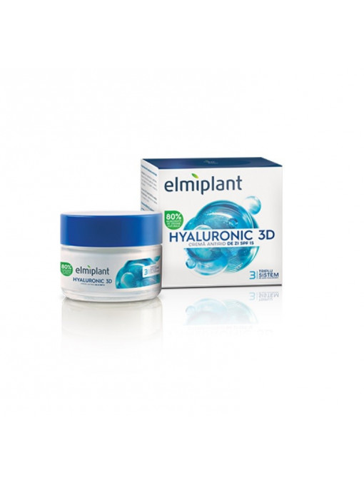 Creme fata, elmiplant | Elmiplant hyaluronic 3d crema antirid de zi | 1001cosmetice.ro
