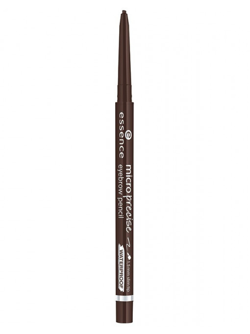 Essence microprecise eyebrow pencil waterproof creion retractabil pentru sprancene dark brown 03 1 - 1001cosmetice.ro