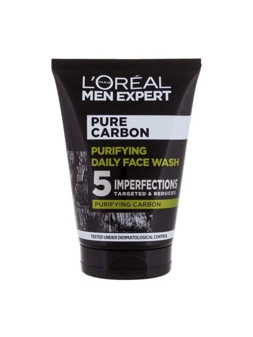 Gel de curatare ten Men Expert Pure Charcoal Loreal, 100 ml