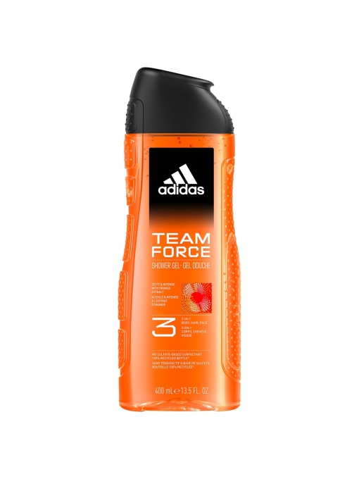 Promotii | Gel de dus 3 in 1 corp, par, fata team sport, adidas, 400 ml | 1001cosmetice.ro