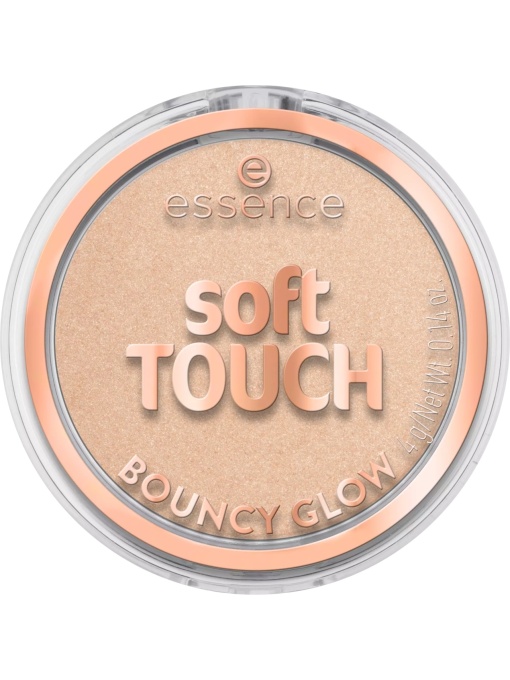 Highlighter (iluminator), essence | Iluminator soft touch bouncy glow highlighter soft glaze 10 essence | 1001cosmetice.ro