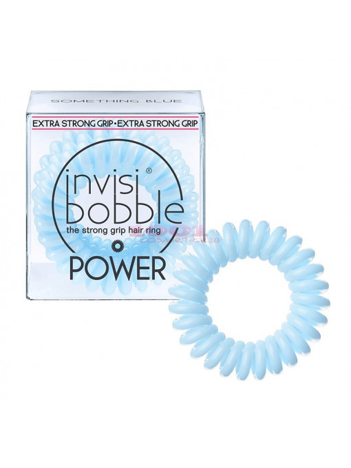 Par, invisibobble | Invisibobble traceless hair ring inel pentru par something blue mini | 1001cosmetice.ro