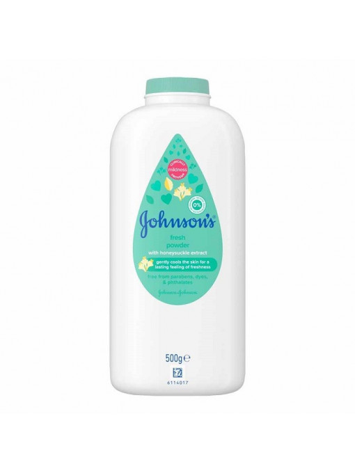 Johnsons | Johnsons baby fresh pudra de talc cu extract de caprifoi | 1001cosmetice.ro