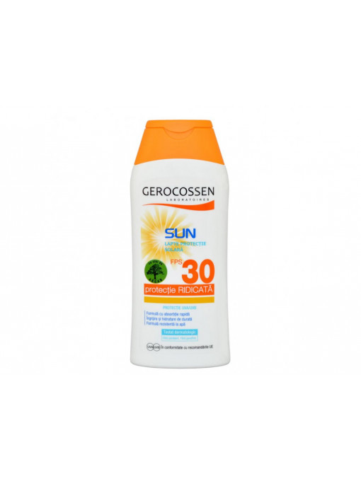 Lapte cu protectie solara SPF 30 Gerocossen Sun, 200 ml