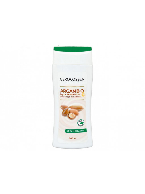 Ten, gerocossen | Lapte demachiant argan bio gerocossen, 200 ml | 1001cosmetice.ro