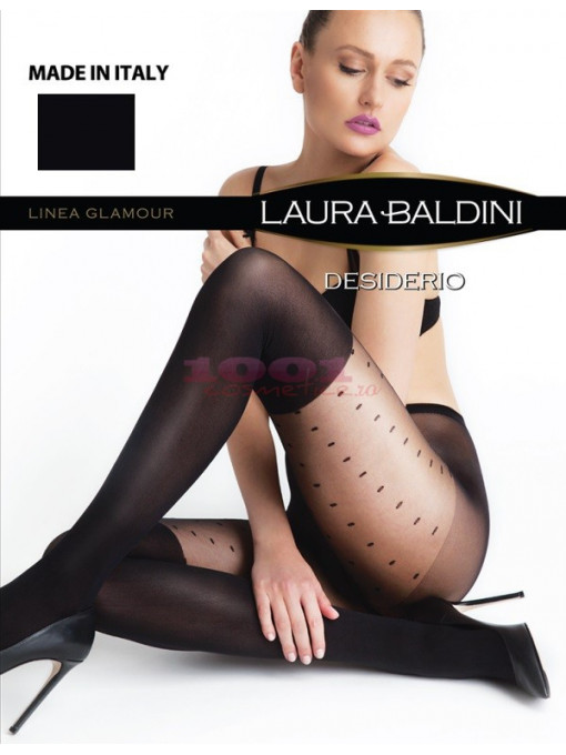 Laura baldini colectia glamour desiderio 20 den culoare negru 1 - 1001cosmetice.ro