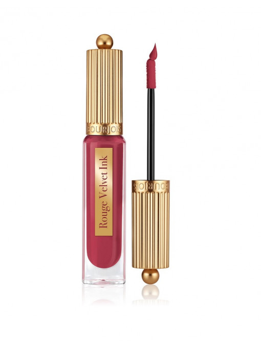 Make-up | Luciu de buze rouge velvet ink sweet dar(k)ling 15 bourjois | 1001cosmetice.ro