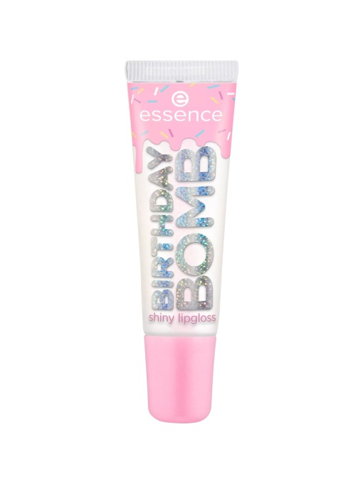 Gloss | Luciu pentru buze birthday bomb shiny lipgloss cake my day! 01 essence | 1001cosmetice.ro