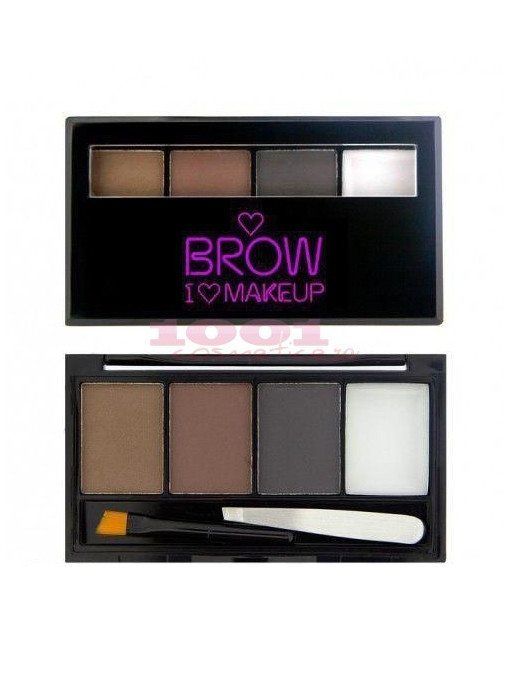 Makeup revolution i love brows bold is best kit pentru sprancene 1 - 1001cosmetice.ro