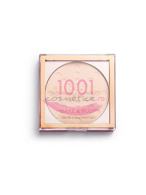 Makeup revolution london bake & blot pudra lace 1 - 1001cosmetice.ro