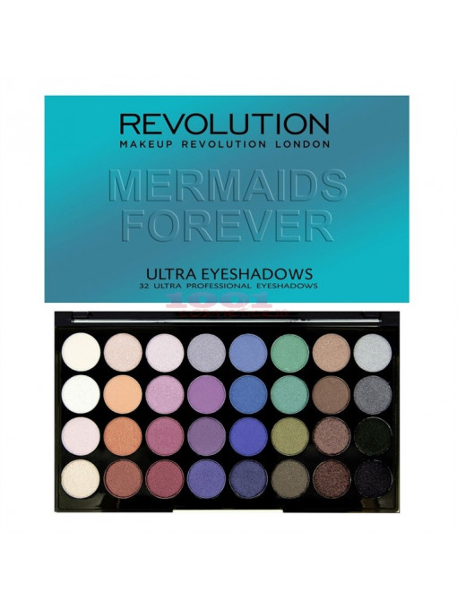 Makeup revolution london mermaids forever paleta 32 culori 1 - 1001cosmetice.ro