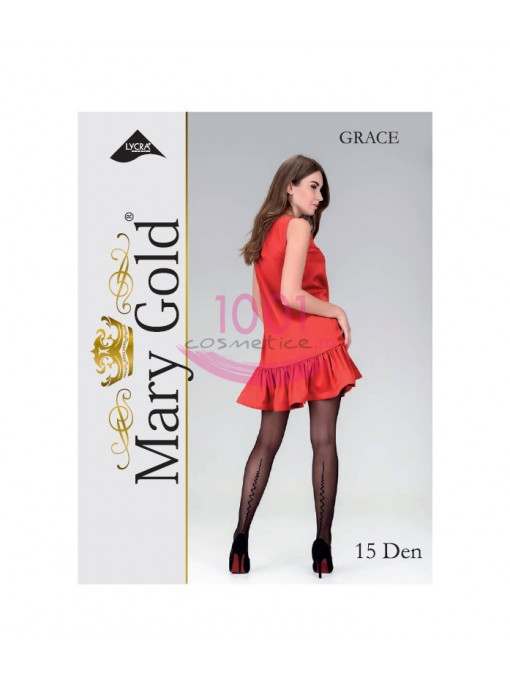 Dressuri / ciorapi dama | Mary gold colectia grace 15 den culoare negru | 1001cosmetice.ro