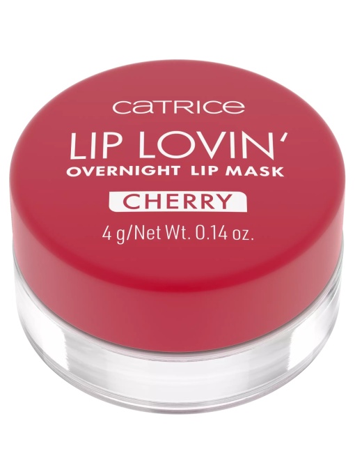 Ruj | Masca de buze pentru noapte, lip lovin cherry pop 020, catrice, 4 g | 1001cosmetice.ro