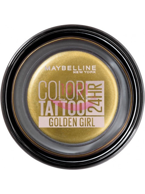 Fard de pleoape, maybelline | Maybelline color tattoo 24h eyeshadow golden girl 200 | 1001cosmetice.ro