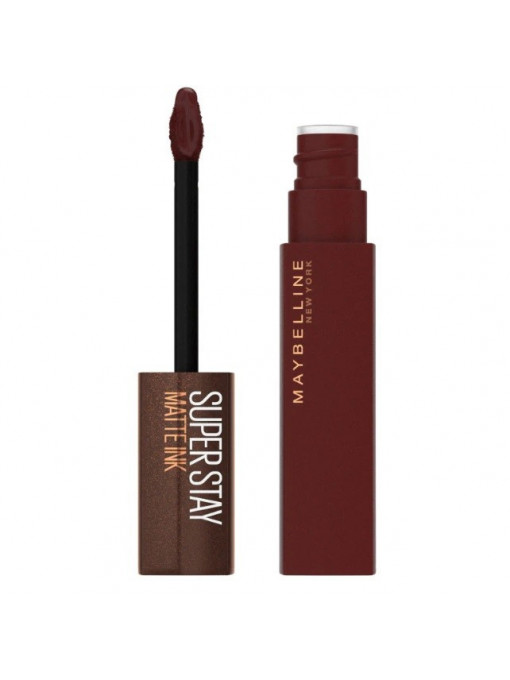Make-up, maybelline | Maybelline superstay matte ink ruj lichid mat mocha inventor 275 | 1001cosmetice.ro