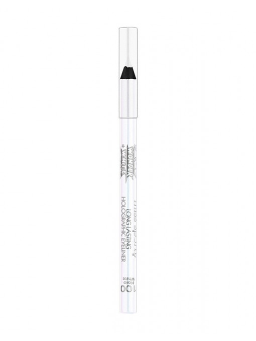Dermatograf/creion de ochi | Miss sporty wonder black and white creion de ochi 100 holo white | 1001cosmetice.ro