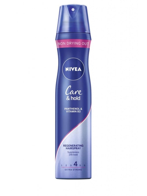 Fixativ &amp; spuma, nivea | Nivea care & hold styling putere 4 spray fixativ | 1001cosmetice.ro