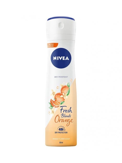 Nivea | Nivea fresh blends orange 48h protection spray antiperspirant | 1001cosmetice.ro
