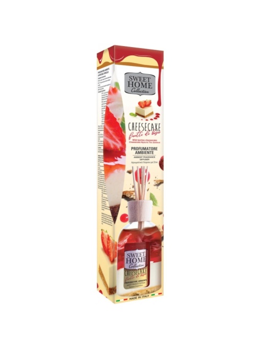 Odorizant betisoare pentru camera miros de Cheesecake, Sweet Home, 100 ml