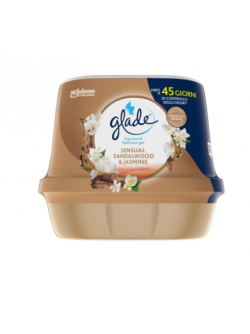 Odorizant gel pentru baie,Sandalwood & Jasmine, Glade, 180 g