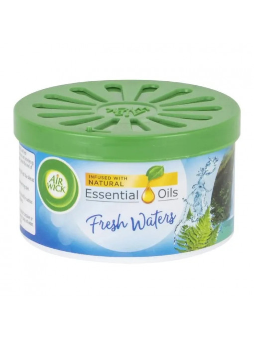 Auto, air wick | Odorizant multifunctional sub forma de gel, fresh waters airwick, 70 g | 1001cosmetice.ro