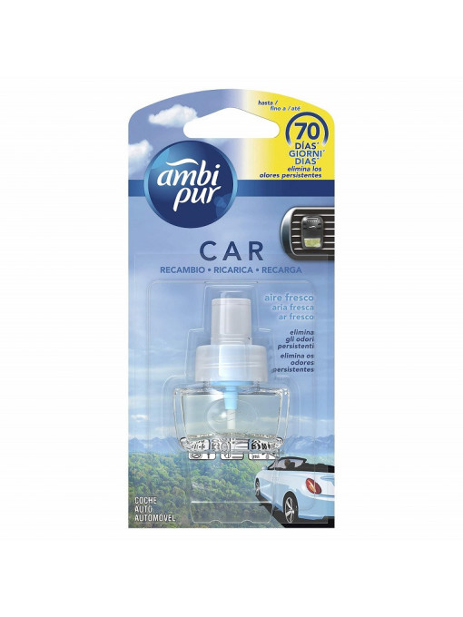 Ambi pur | Rezerva odorizant auto lichid air fresh ambi pur, 7 ml | 1001cosmetice.ro