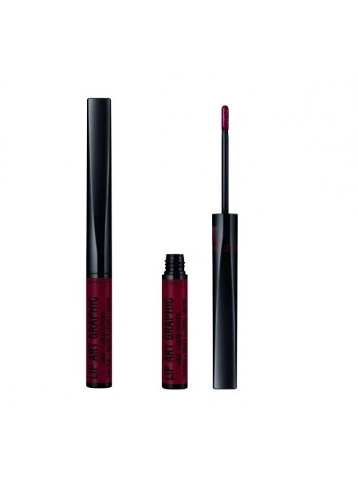 Ruj | Rimmel london lip art graphic ruj lichid be free 810 | 1001cosmetice.ro