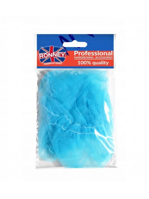 Ronney professional casca albastra din plasa pentru coafor 1 - 1001cosmetice.ro
