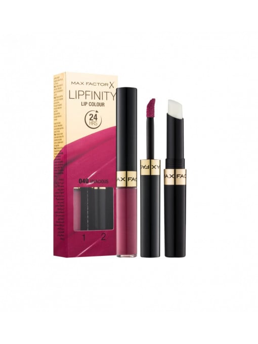 Promotii | Ruj de buze rezistent max factor lipfinity, vivacious 040 | 1001cosmetice.ro