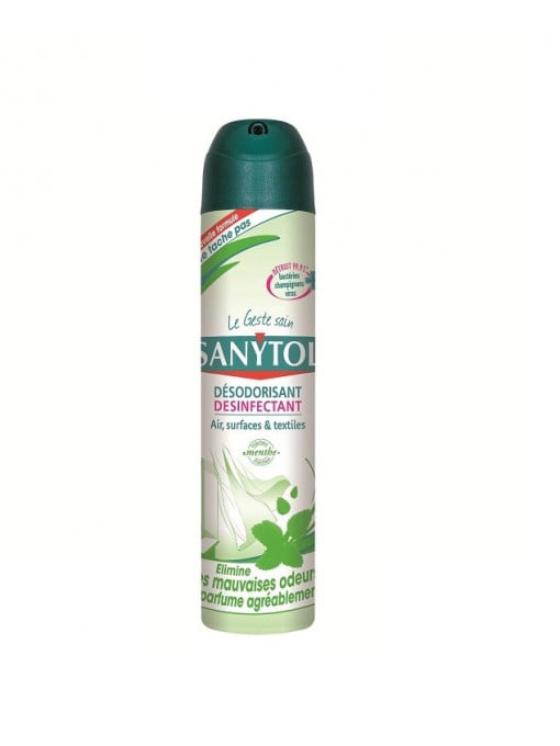 Balsam rufe, sanytol | Sanytol dezinfectant aer / suprafete / textile deodorant menta | 1001cosmetice.ro