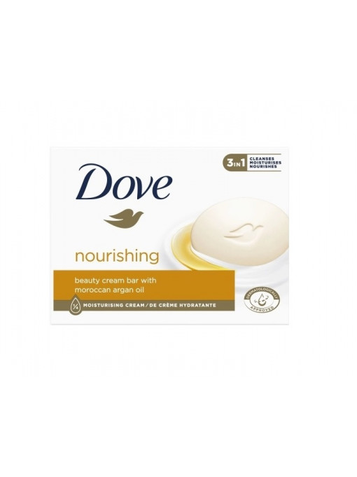 Sapun solid Nourishing cu Ulei de Argan, Dove, 90 g