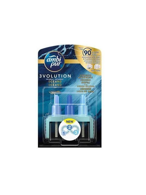 Curatenie | Set 3 rezerve pentru aparat electric 3volution ocean, ambi pur | 1001cosmetice.ro