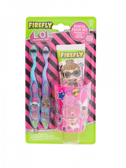 Copii, firefly | Set igiena dentara pentru copii, lol surprise! firefly | 1001cosmetice.ro