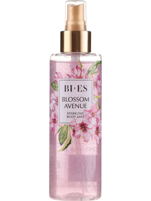 Spray de corp cu sclipici blossom avenue bi-es, 200 ml 1 - 1001cosmetice.ro