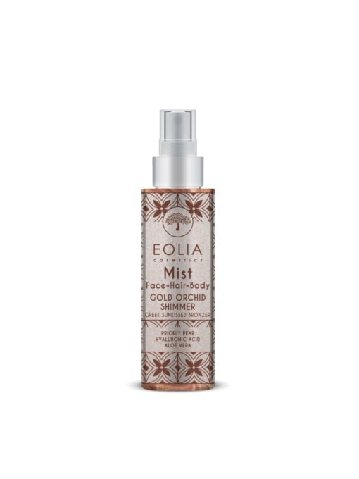 Parfumuri dama | Spray stralucitor de fata, par si corp cu acid hialuronic si orhidee greek sunkissed eolia cosmetics, 150ml | 1001cosmetice.ro