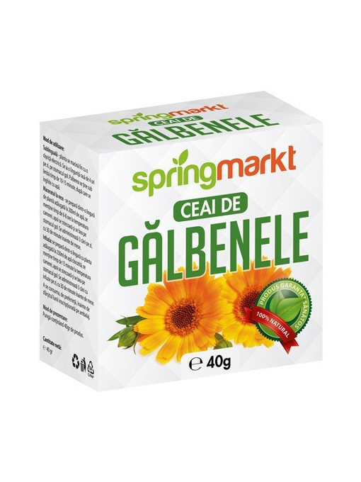 Suplimente &amp; produse bio | Springmarkt ceai galbenele flori | 1001cosmetice.ro