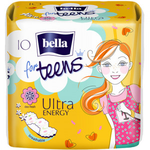 Absorbante for teens Ultra Energy deo fresh, Bella 10 bucati