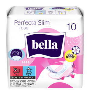 Absorbante Perfecta Slim rose extra soft, Bella, 10 bucati