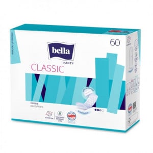 Absorbante zilnice panty Classic fara parfum, Bella, 60 bucati