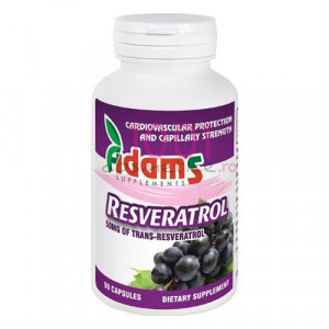 Adams supplements resveratrol 50 mg cutie 90 tablete thumb 2 - 1001cosmetice.ro