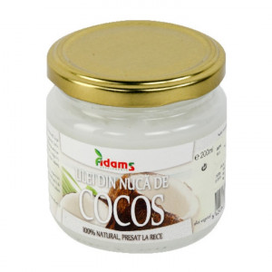 Adams ulei din nuca de cocos presat la rece thumb 1 - 1001cosmetice.ro